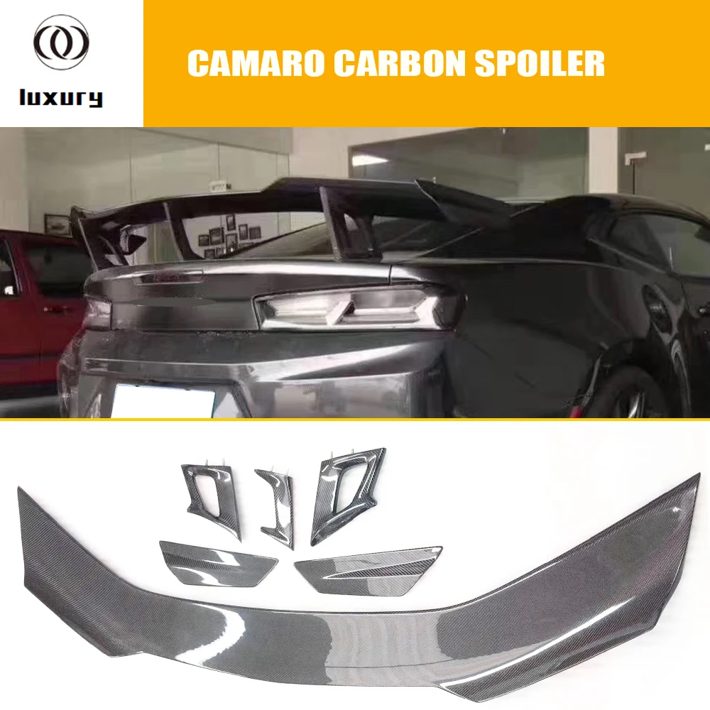 Z образный спойлер для заднего багажника из углеродного волокна Chevrolet Camaro Coupe 2Door