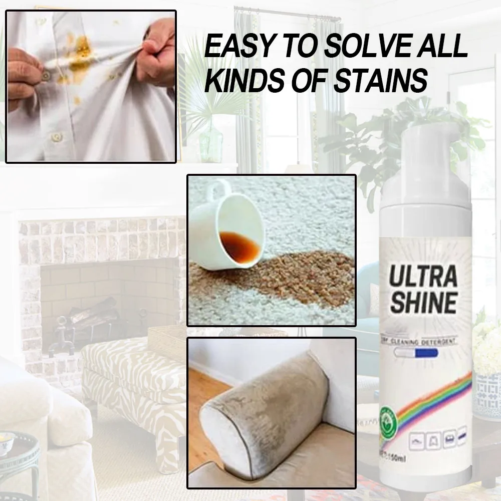 150 мл спрей для чистки ткани многофункциональный очиститель одежды обуви диванов