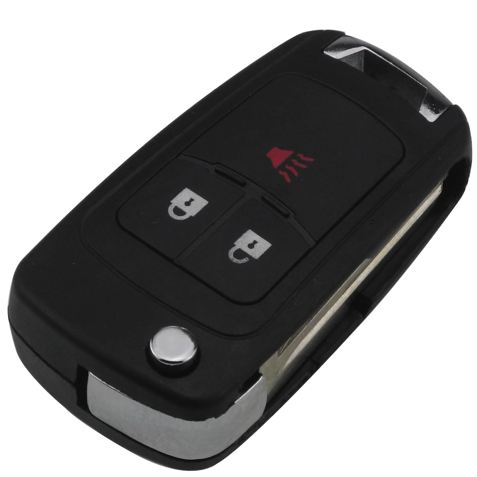 Jingyuqin флип Автомобильный ключ оболочка для CHEVROLET Cruze Spark Keyless 3 кнопки UncutCar