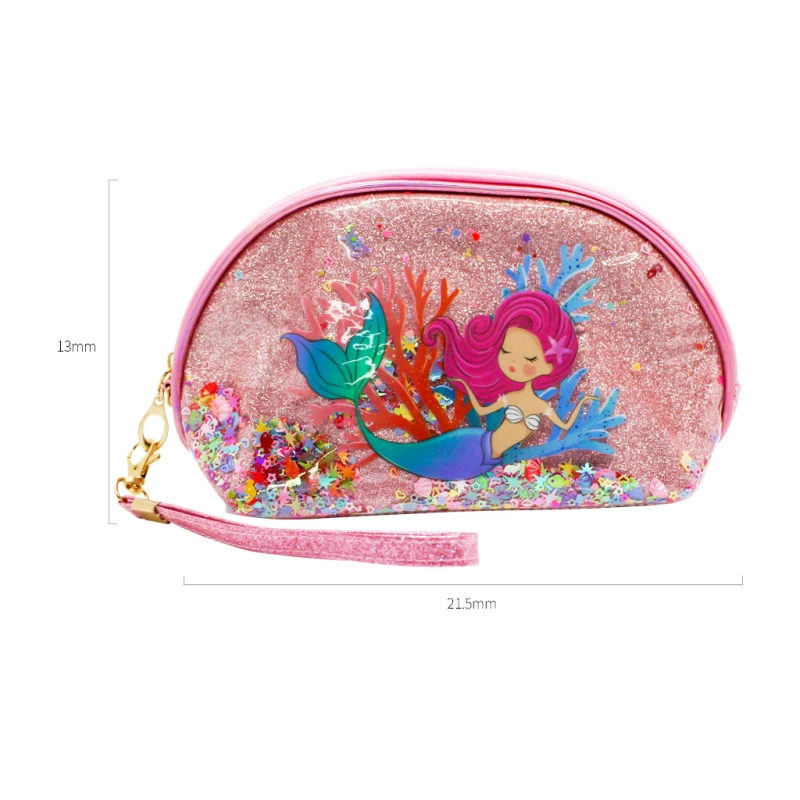 

Children Cosmetic Beauty Set Princess Mermaid Theme Pretend Play Toys Eyeshadow Nail Polish Fashion Makeup Set Gift For Girls