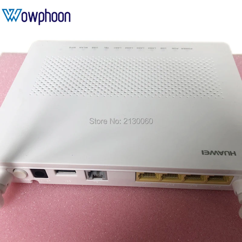 5Pcs/Lot Secondhand 99 New Huawei HG8546M GPON ONU ONT 2POTS+4FE+1USB+WiFi modem with English software Telecom Network Equipment | Мобильные