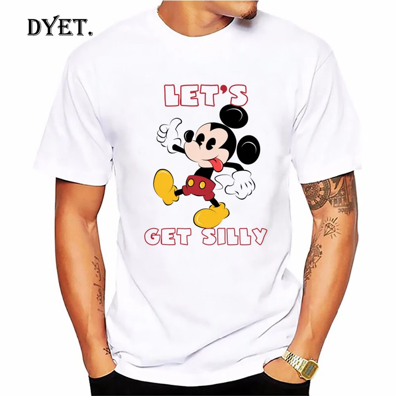 Классическая футболка с героями мультфильмов мужская летняя коротким рукавом и