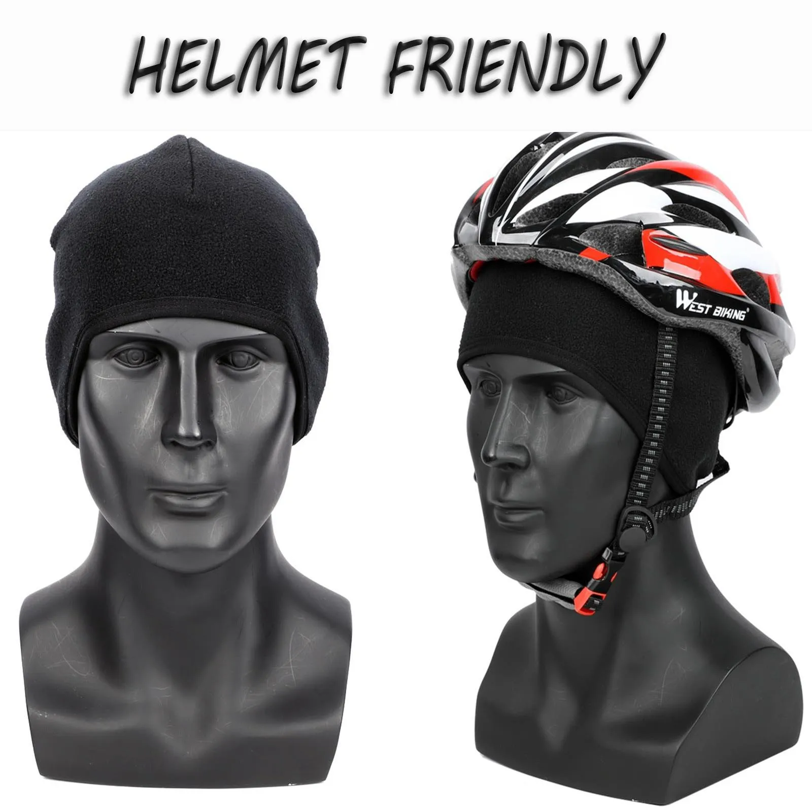 Ветрозащитная теплая велосипедная шапка шлемы подкладка внутренняя с