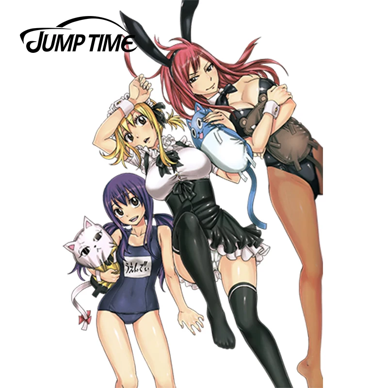 JumpTime 13 см x 8 7 аниме пикантные Красота девушка Fairy Tail Венди Marvell Люси Эрза Скарлет с