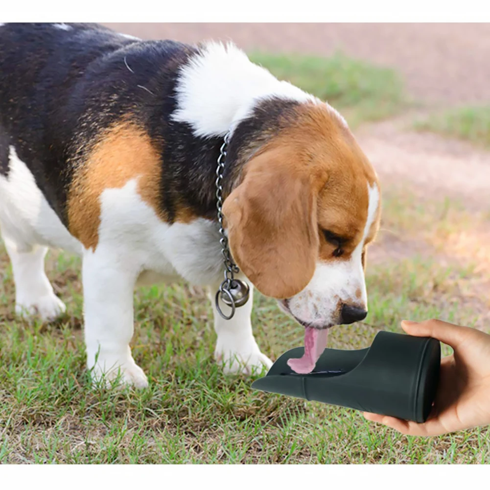 Бутылка для воды двойного назначения людей домашних животных дорожная бутылка 600