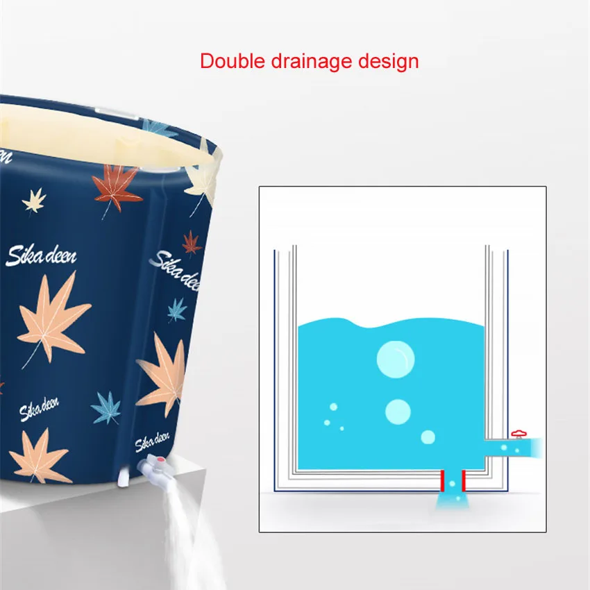 Качественная Портативная Складная Ванна бытовая большая ванна для взрослых