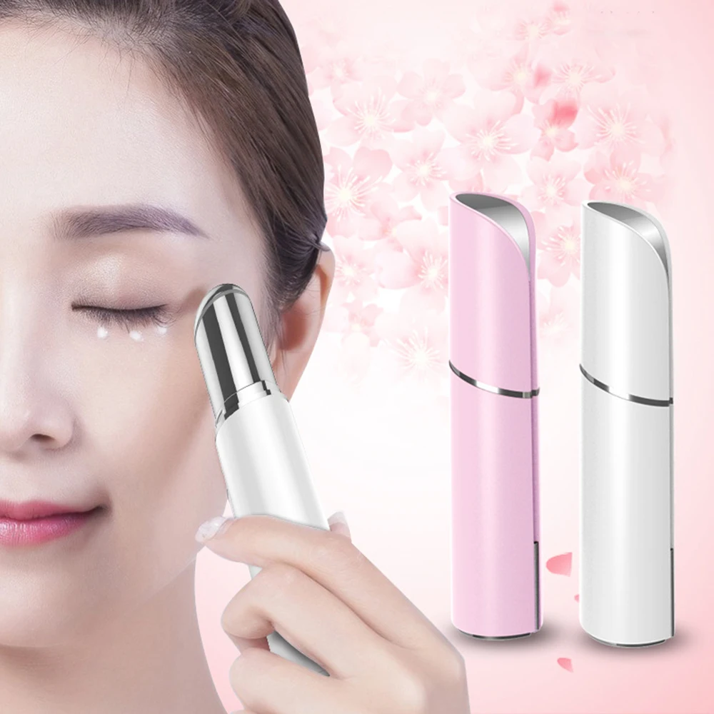 Прибор для улучшения кожи вокруг глаз массаж Электрический микроток тонкая