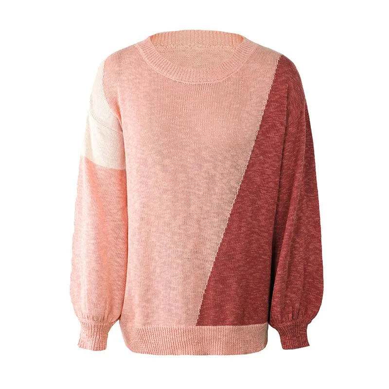 

Nice Autumn Winter Sexy Knitted Sweater Women Off Shoulder Sweater Pullover Female Jumper Loose Sweaters Ladies Long Sleeve
