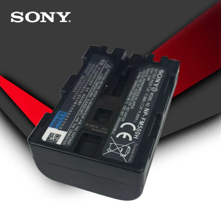 Оригинальный аккумулятор для камеры Sony 2 шт./лот Аккумулятор NP FM500H FM50 A57 A65 A77 A450 A560