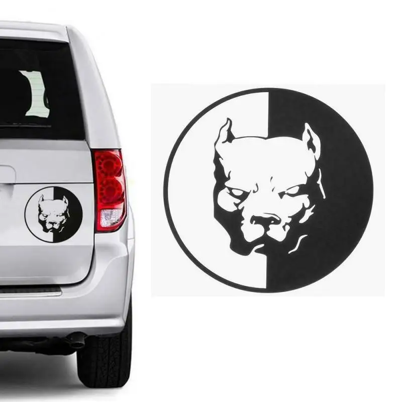 

Car Sticker Fuuny French Bulldog Car Decals Terror Dog's Head Personalized Decoration Anti Scratch Sticker Car Styling Stickers