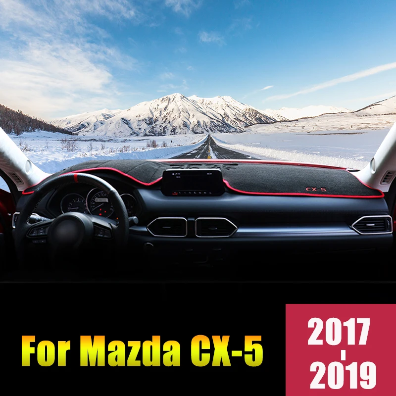 Для MAZDA CX 5 CX5 2017 2018 2019 2020 LHD приборной панели автомобиля охватывает мат избежать