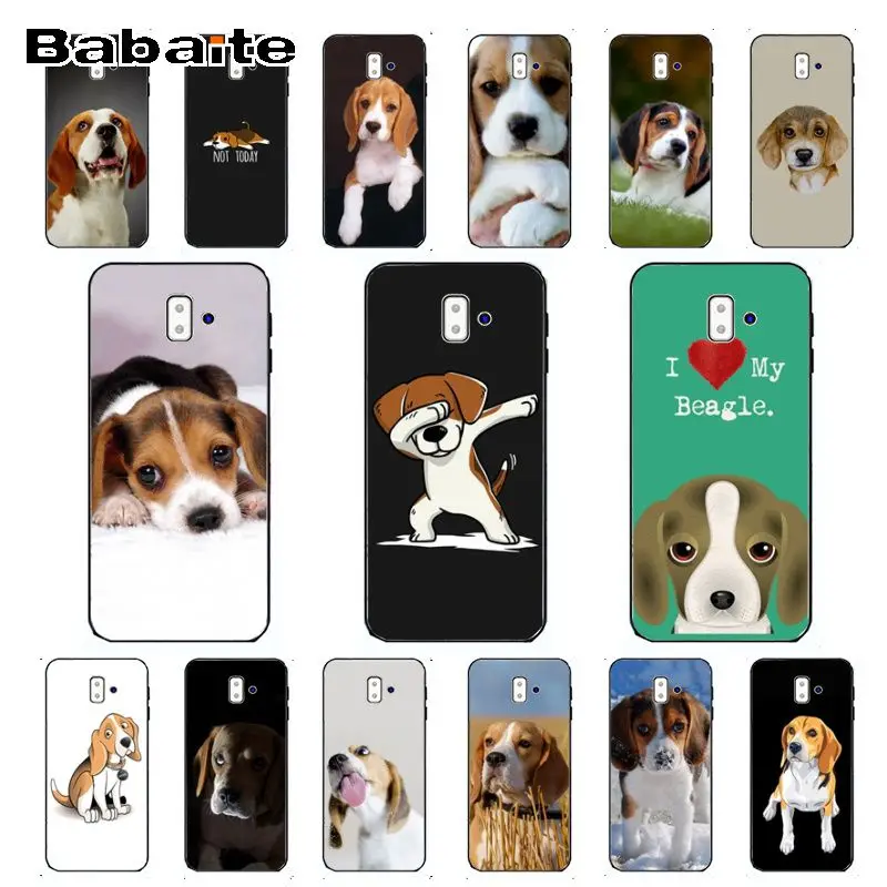 Чехол для galaxy j6 plus Beagle Dog силиконовый мягкий чехол телефона samsung Galaxy A6 A8 A9 A10 A30 A50