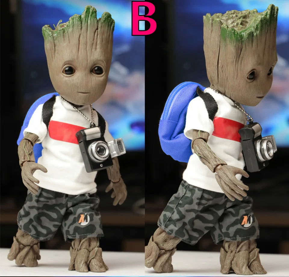 Groot прекрасный стражи Галактики дерево игрушечный человечек Мстители фигурка супер-героя кукла 1/1 подарок для мальчика