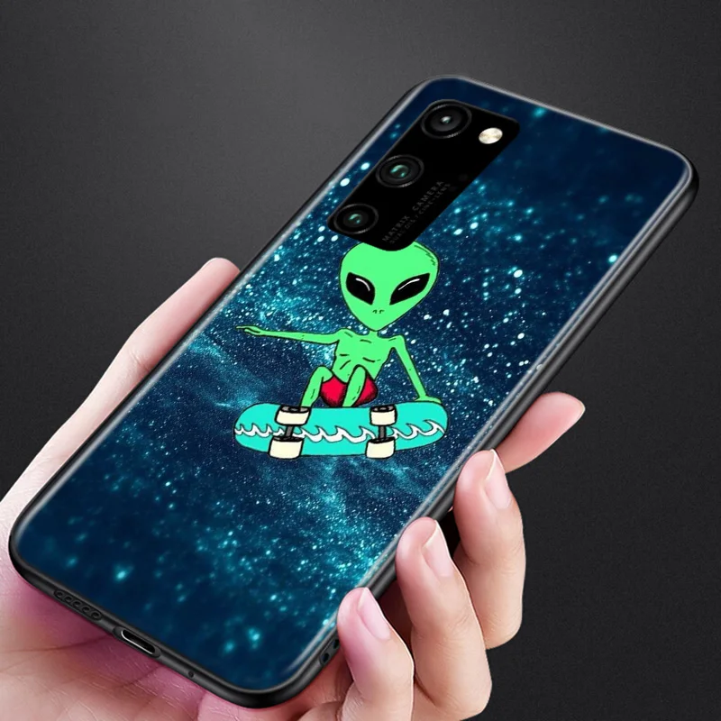 

Silicone Cover HOT Peace Alien Phone Case for Huawei Honor 30 20 Pro 10i 9A 9S 9X 8X 10 9 Lite 8 8A 7A 7C Pro