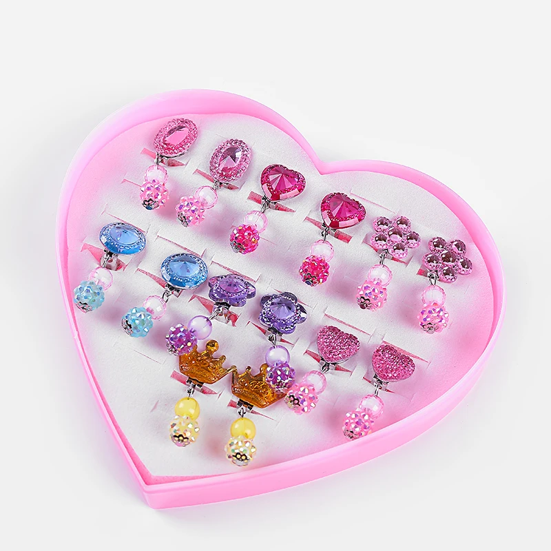 Новые креативные милые детские заколки для ушей с мультяшным животным акриловые