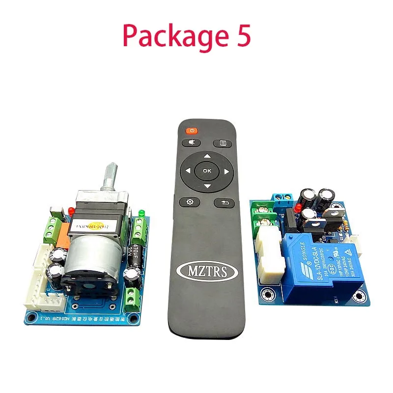 Package 5 Hi-Fi Инфракрасный пульт дистанционного управления регулятор громкости Регулировка платы APS усилитель предусилителя потенциометра двигателя автоматически регулирует громкость - Цвет: Package 5