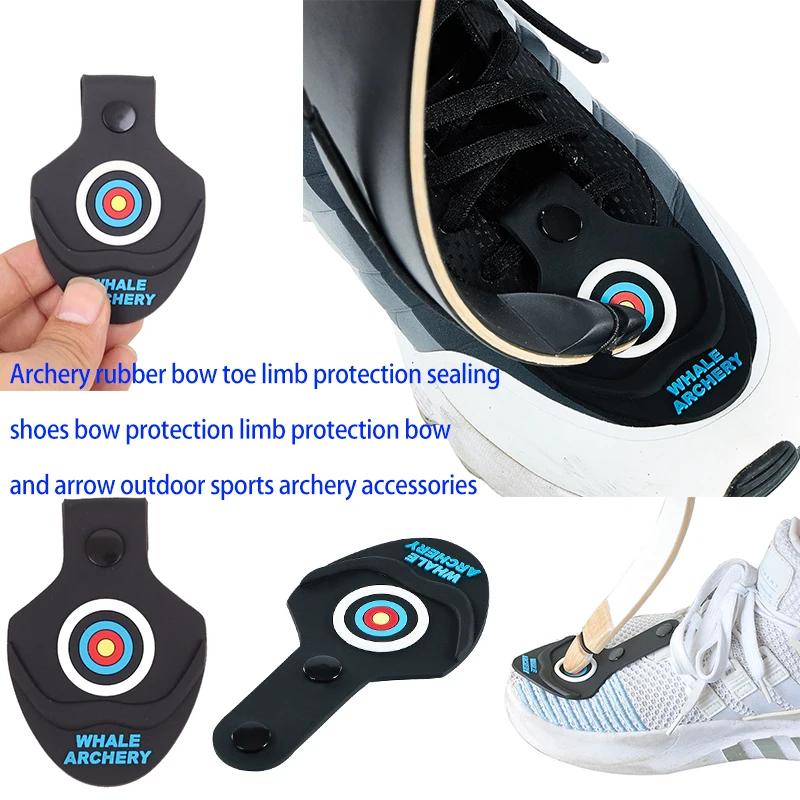 

Archery limb protection damage rubber pad seal bow gently pad shoe protector for long reflex bow archery