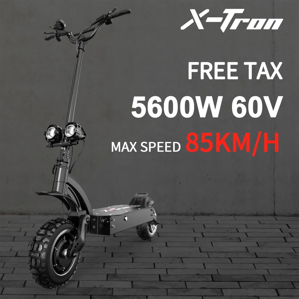 X Tron X30 электрический скутер 85 км/ч 5600 Вт Двойной Мотор 11 дюймов внедорожный