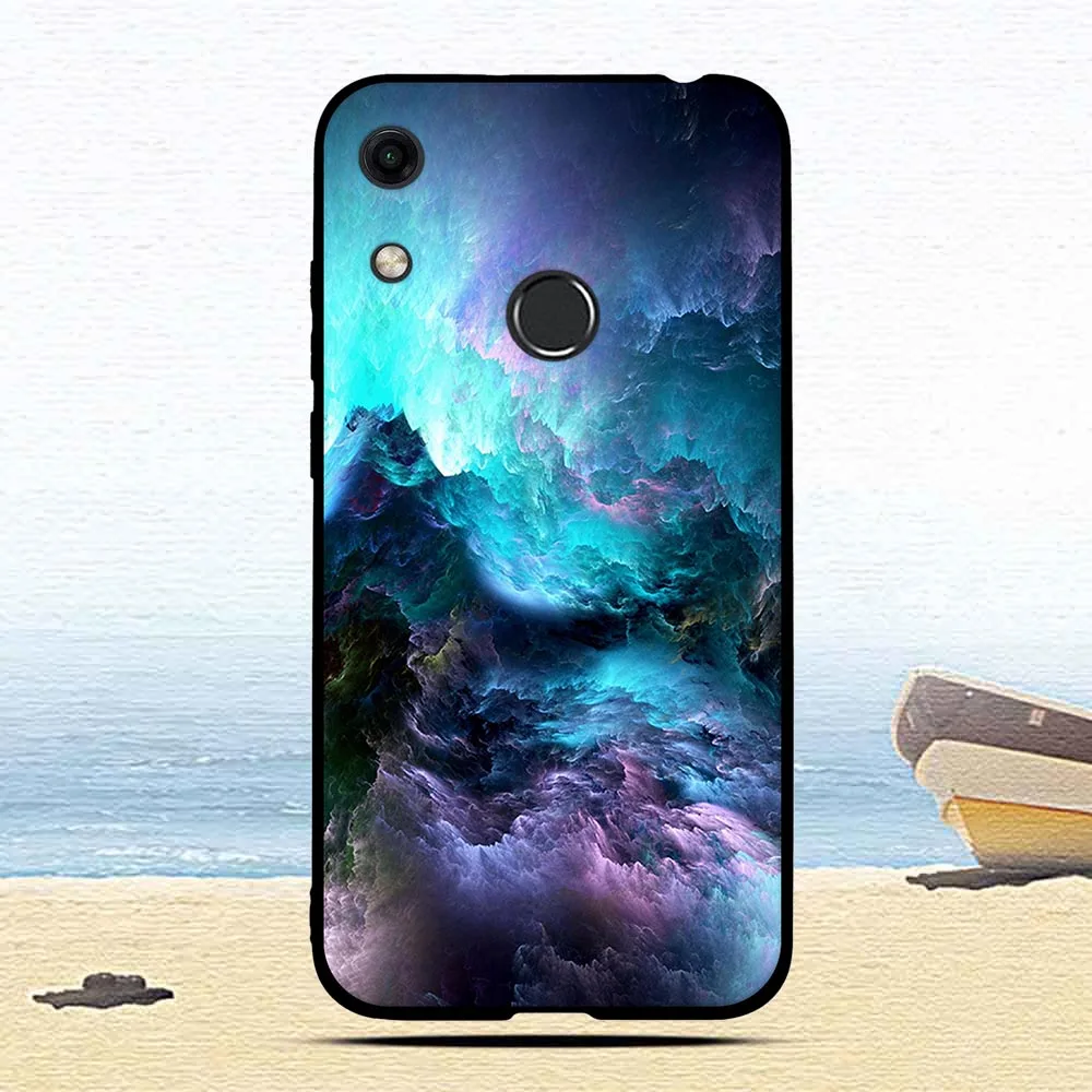 Силиконовый чехол из ТПУ для Huawei Honor 8A цветные Ультра тонкие Чехлы чехлы задней