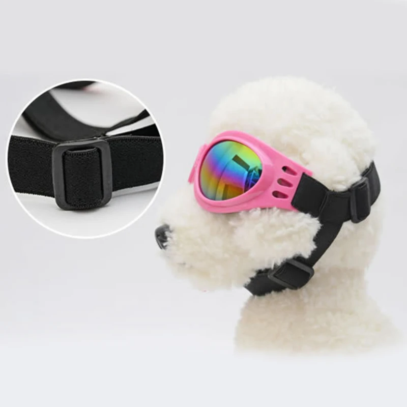 

Собака защитные очки солнцезащитные очки складные наушники крутые Pet собачьи очки, для средних и больших собак, домашним животным, ПЭТ очки для животных Водонепроницаемый