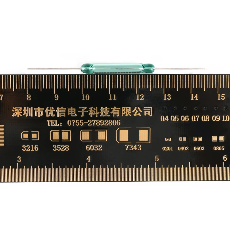 Герконовый переключатель 10 шт. 4x28 мм нормально открывающиеся магнитные