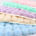 Помпоны из натурального меха норки, 30 мм, 80 шт.упаковка