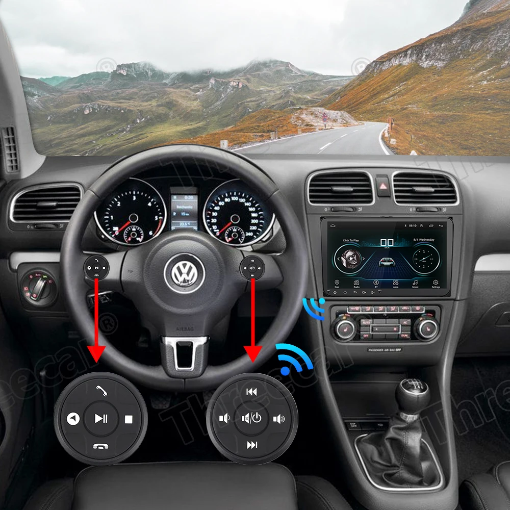 Автомобильный пульт управления на Руль DVD 2din Android Window Bluetooth кнопка универсальный