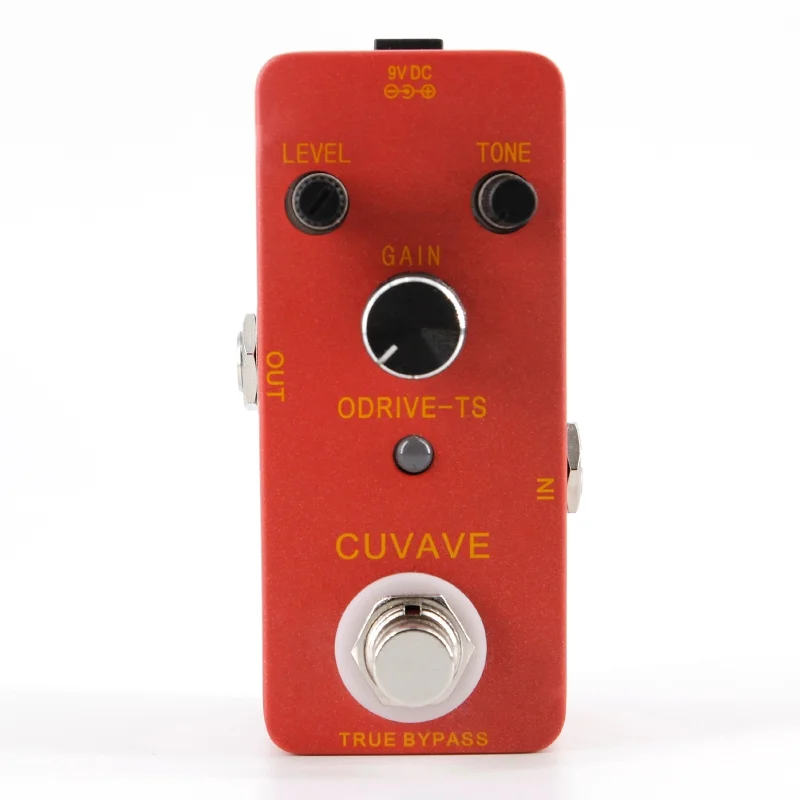 CUVAVE ODRIVE TS аналоговый педаль для гитарного эффекта овердрайв корпус из цинкового