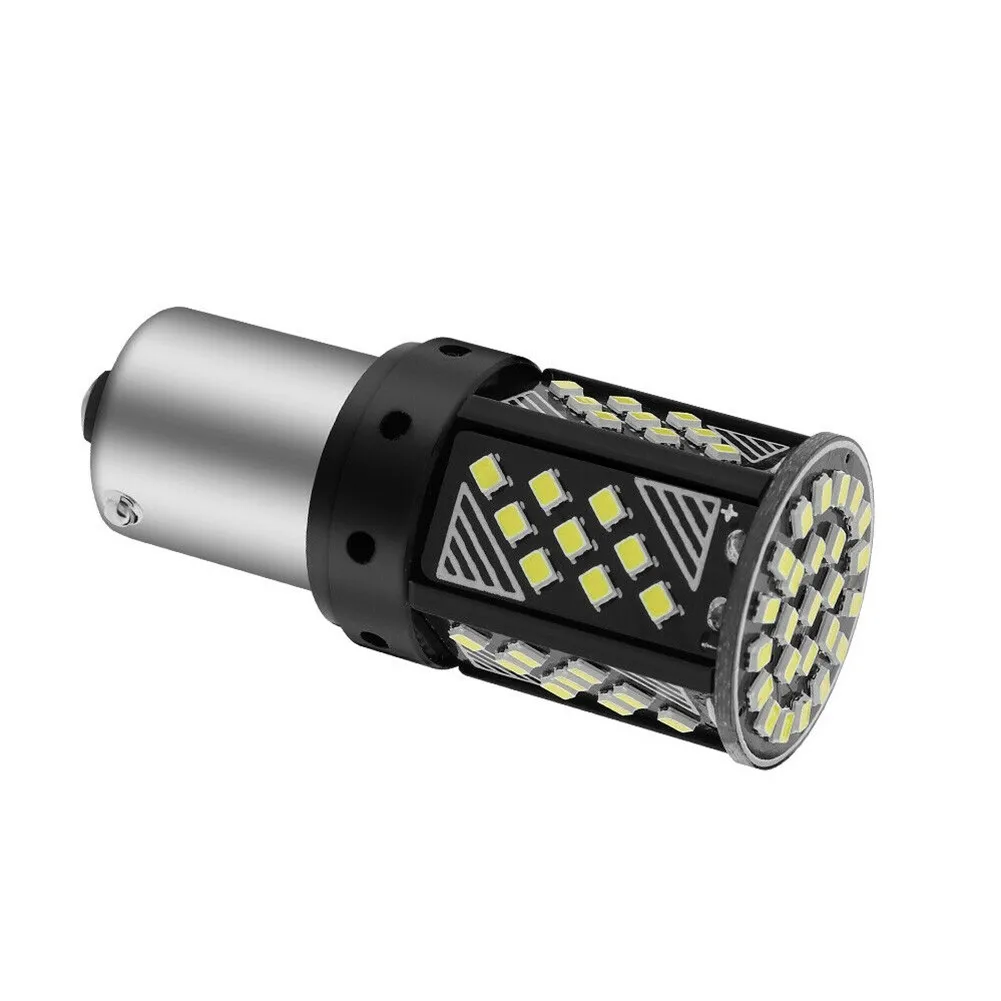 

2x 23W 1156 BA15S LED 70SMD 2016 Chip Bulb White Car Turn Signal Reverse Lights Warning Runing Aluminum Alloy Light