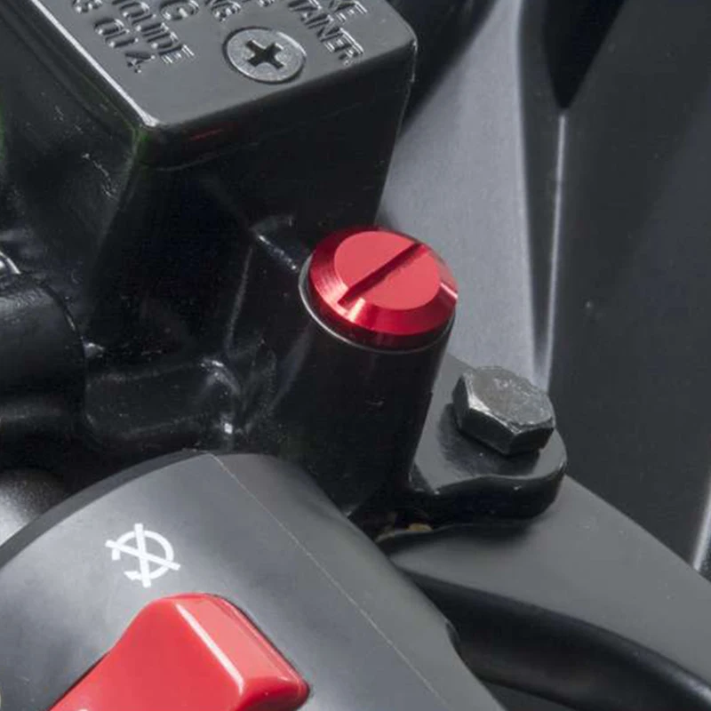 

4PCS M10*1.25 Mirror Hole Plugs Cover Screw Bolt Universal Fit For Honda Yamaha Suzuki Kawasaki Triumph Aprilia Cagiva KTM Buell