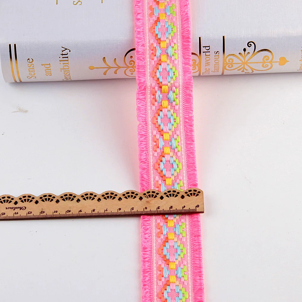 Хлопковая кружевная лента с кисточками аксессуары для шитья 4 5 см бейка бахромой