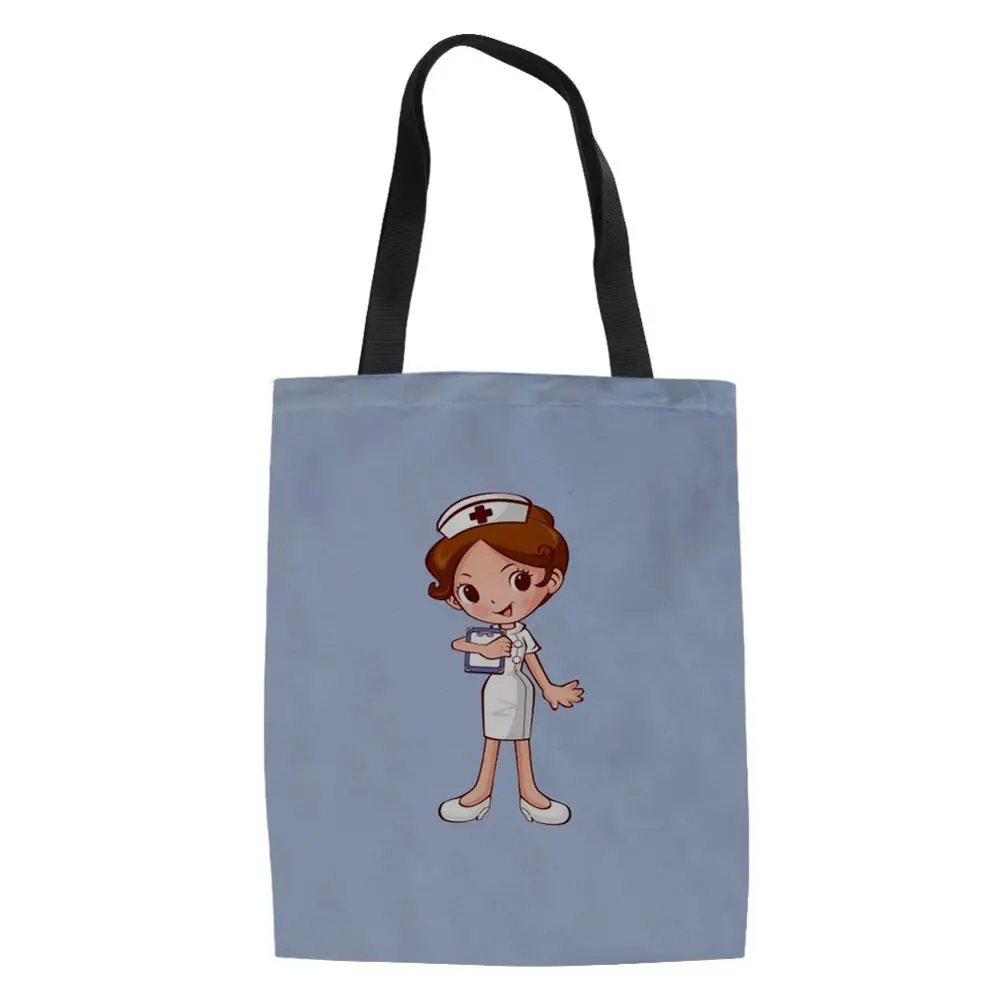 Медицинская сумка для медсестры с рисунком из мультфильма парусиновая Сумочка