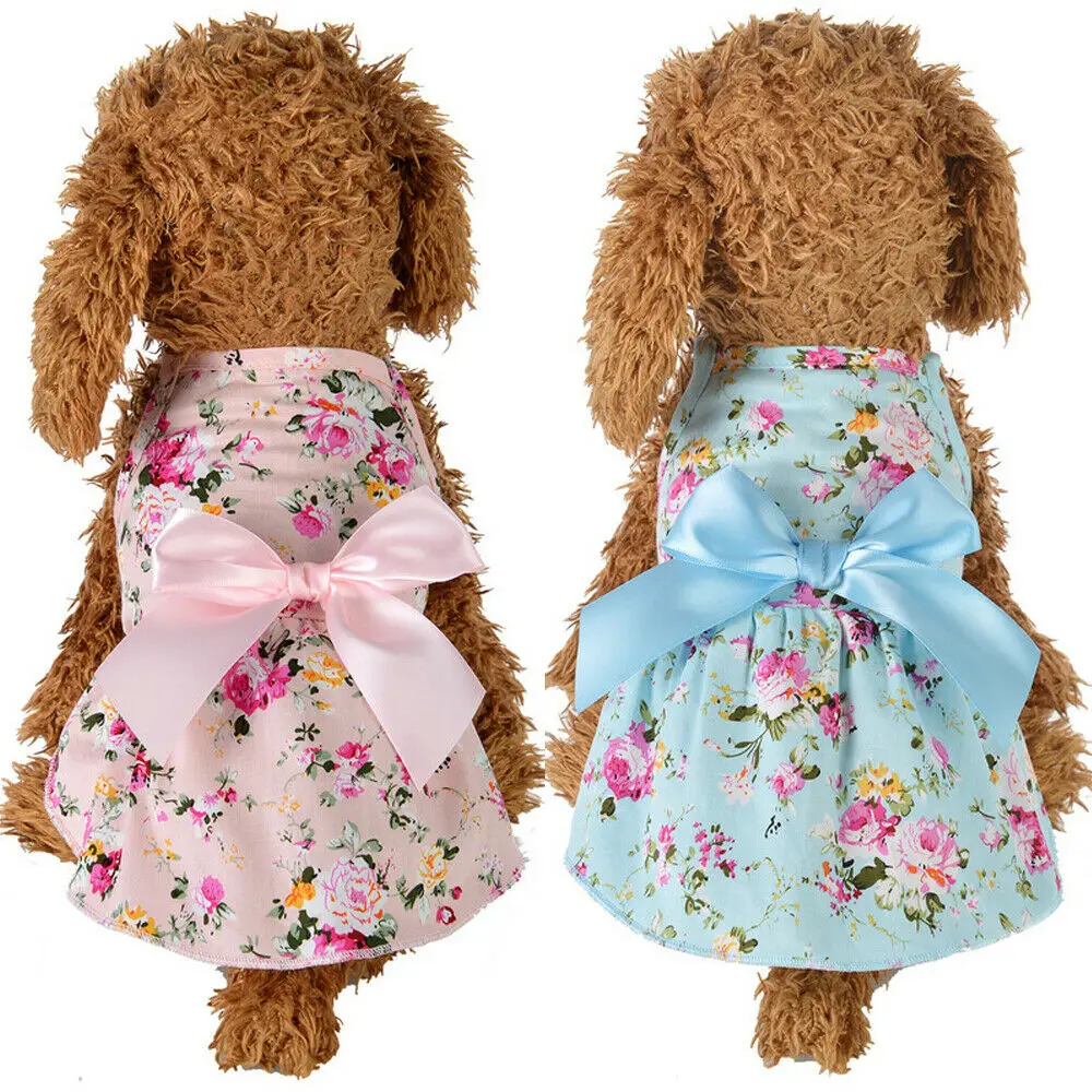 Милое Платье пачка для собак и кошек юбка костюм принцессы щенка одежда с