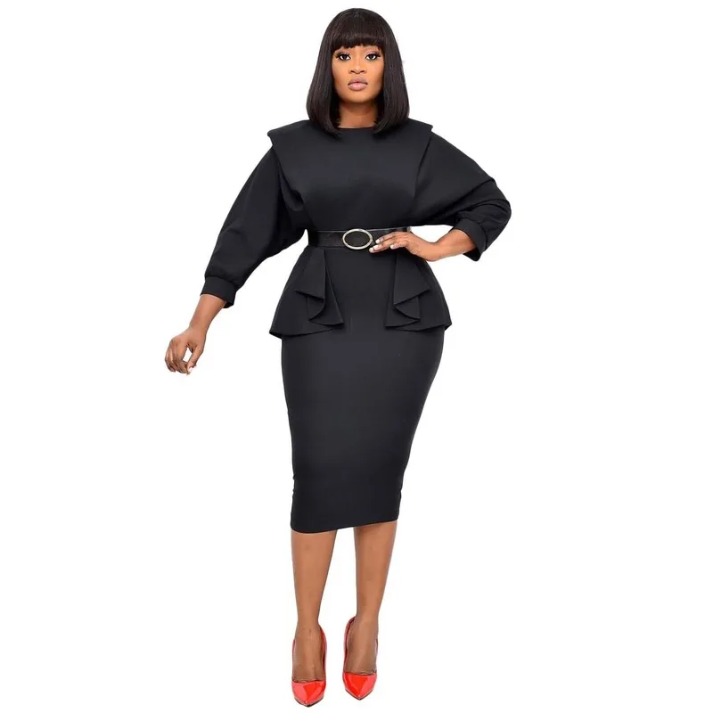 Женское облегающее платье элегантное офисное в африканском стиле весна осень