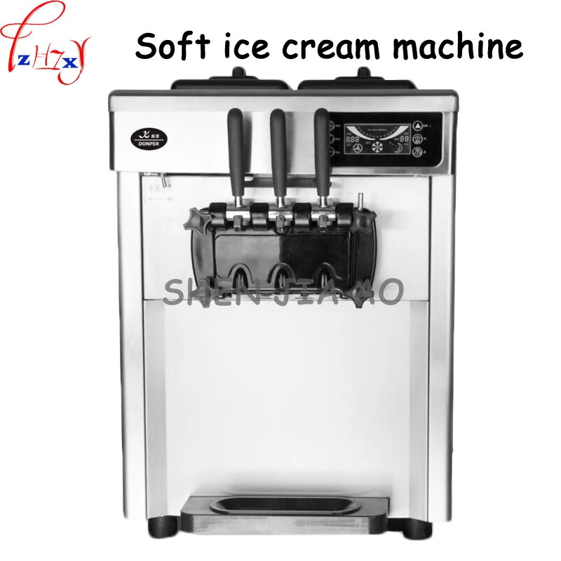 

Commercial desktop stainless steel soft ice cream machine 18-22L/H ice cream maker for commercial use 220V 2300W 1pc