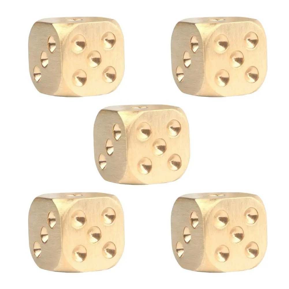 5 шт. латунные кости из чистой меди металлические твердые ручная полировка товары