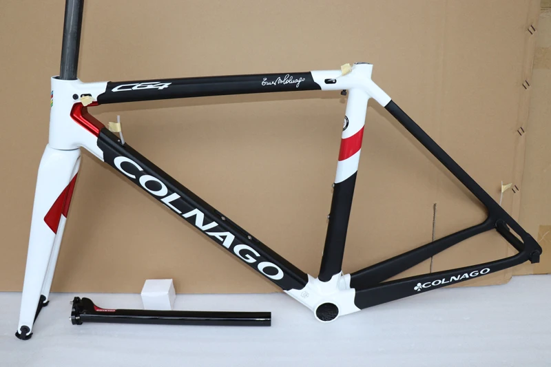 Новое поступление T1100 ud матово-глянцевая черная красная Colnago C64 карбоновая рама велосипеда с 16 цветами на выбор