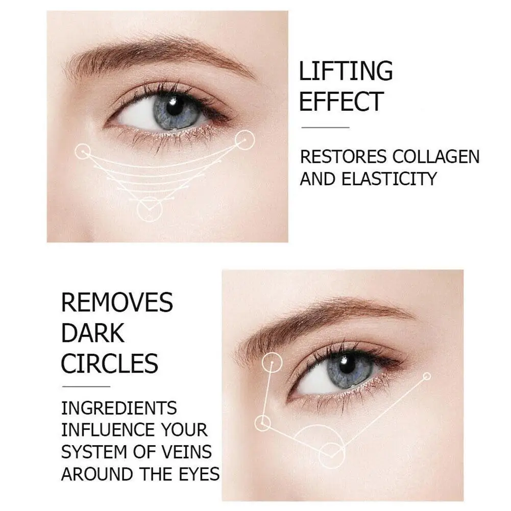 

Eye Cream Moisturizing Anti-puffiness Anti-wrinkle Remove Dark Circles Anti-aging Eye Care 4D Hyaluronic Acid 60g Unisex Korean