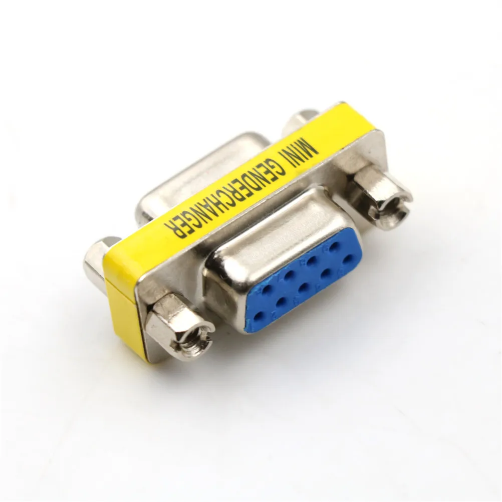 

1pc DB9 9Pin Male to Male/Female to Female/Male to Female Mini Gender Changer Adapter RS232 Serial plug Connector