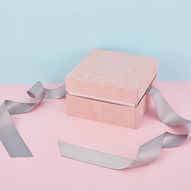 small pink Элегантная качественная квадратная Подарочная коробка романтическое свадебное украшение для подружки невесты подарочная коробка коробки для упаковки подарков - Цвет: small pink
