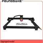 Лазерный гравировальный станок, 150x150 см, 30 Вт, лазерный станок с ЧПУ большой площади 15 Вт, управление PMW TTL, 20 Вт, лазерный резак 5,5 Вт, лазерный гравер по дереву