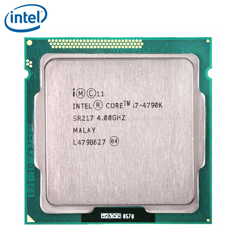 Процессор Intel Core i7 4790K 4 ГГц четырехъядерный восьмипоточный ЦПУ 88 Вт 8 Мб LGA 1150