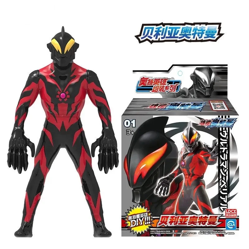 Игрушечные сборные куклы Ultraman Taiga Orb Geed Belial со строительными блоками полуготовая