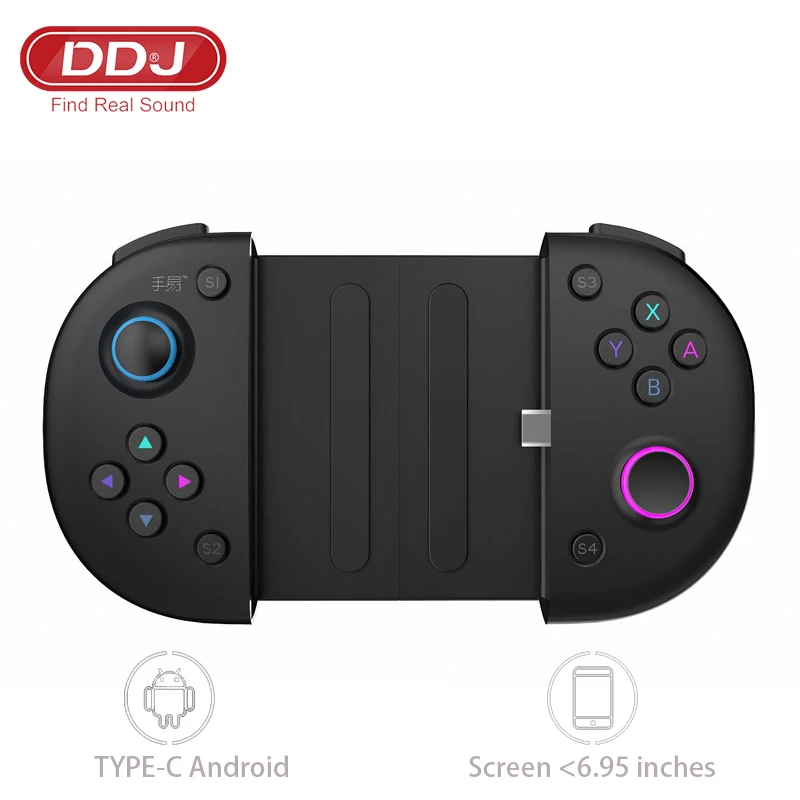 

Новый Портативный геймпад для мобильного игровые контроллеры смартфон 7 дюймовый накопитель аксессуары игровой проводной Удлинительный р...