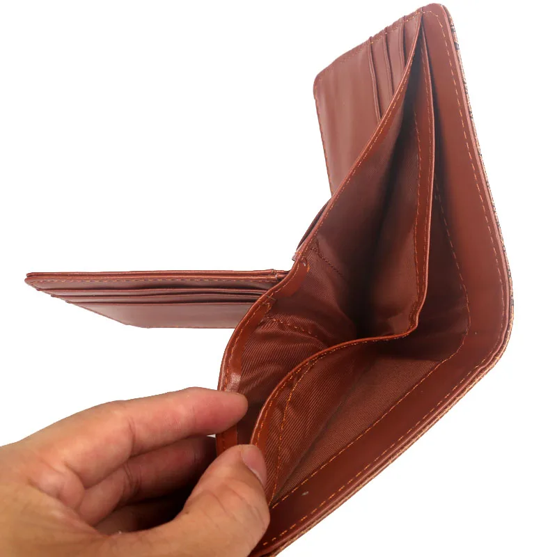 Cobra kai Винтаж Для мужчин кожаный бумажник Двойные 7 Кредитная карточка 1 шт.