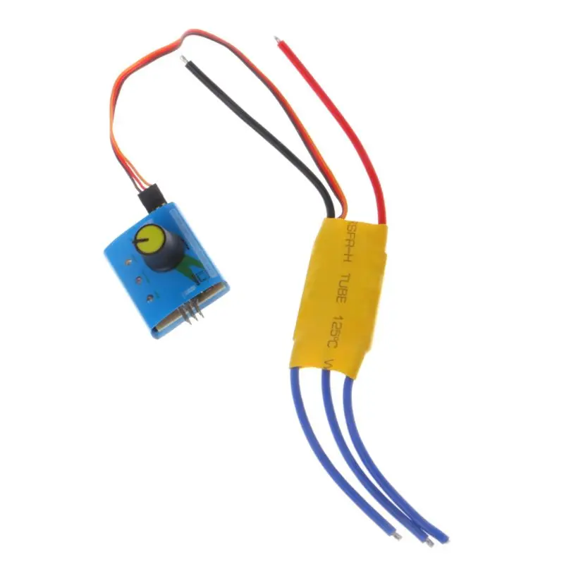 DC12V 30A мощный Бесщеточный Регулятор скорости двигателя DC 3 фазовый регулятор