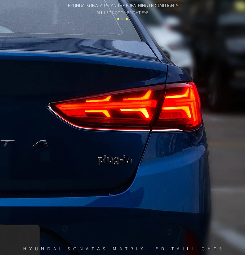 Чехол для автомобиля, задний фонарь для hyundai Sonata, задний фонарь, светодиодный задний фонарь Sonata, задний фонарь, светодиодный задний фонарь