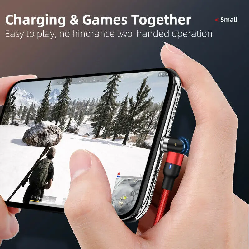 UGI 3в1 540 ° Быстрая зарядка Магнитный кабель для IOS Type C USB Micro Android Xiaomi HTC Pixel