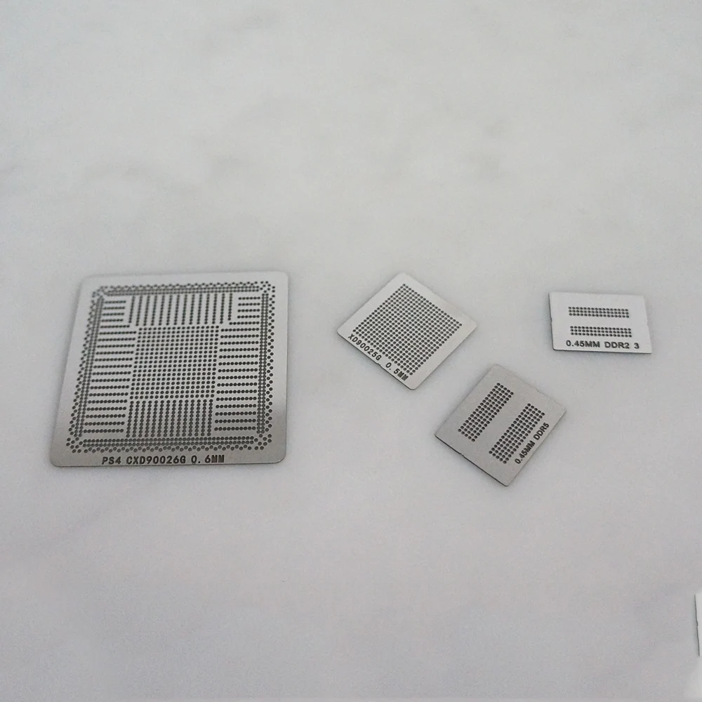 Трафареты для реболлинга BGA стальной шаблон с прямым нагревом паяльных шаров PS4 IC