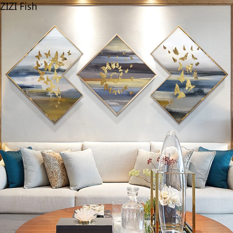 Триптих распылительная Картина абстрактные настенные картины пейзаж настенное